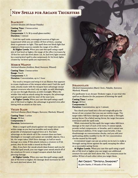 spells for arcane trickster